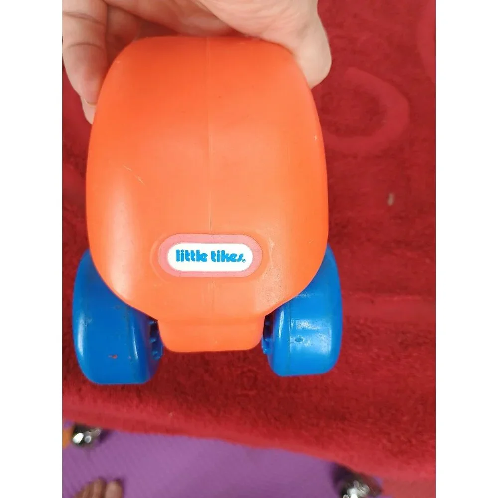 Vintage‎ Orange Little Tikes My First Wheels Chunky Toddler Car